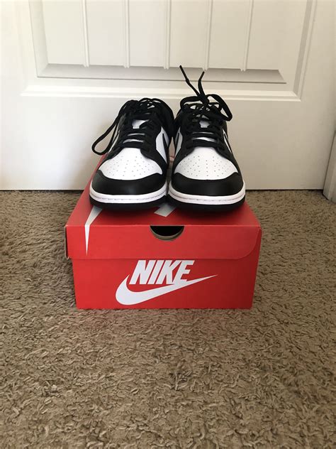 nike panda dunks size 11